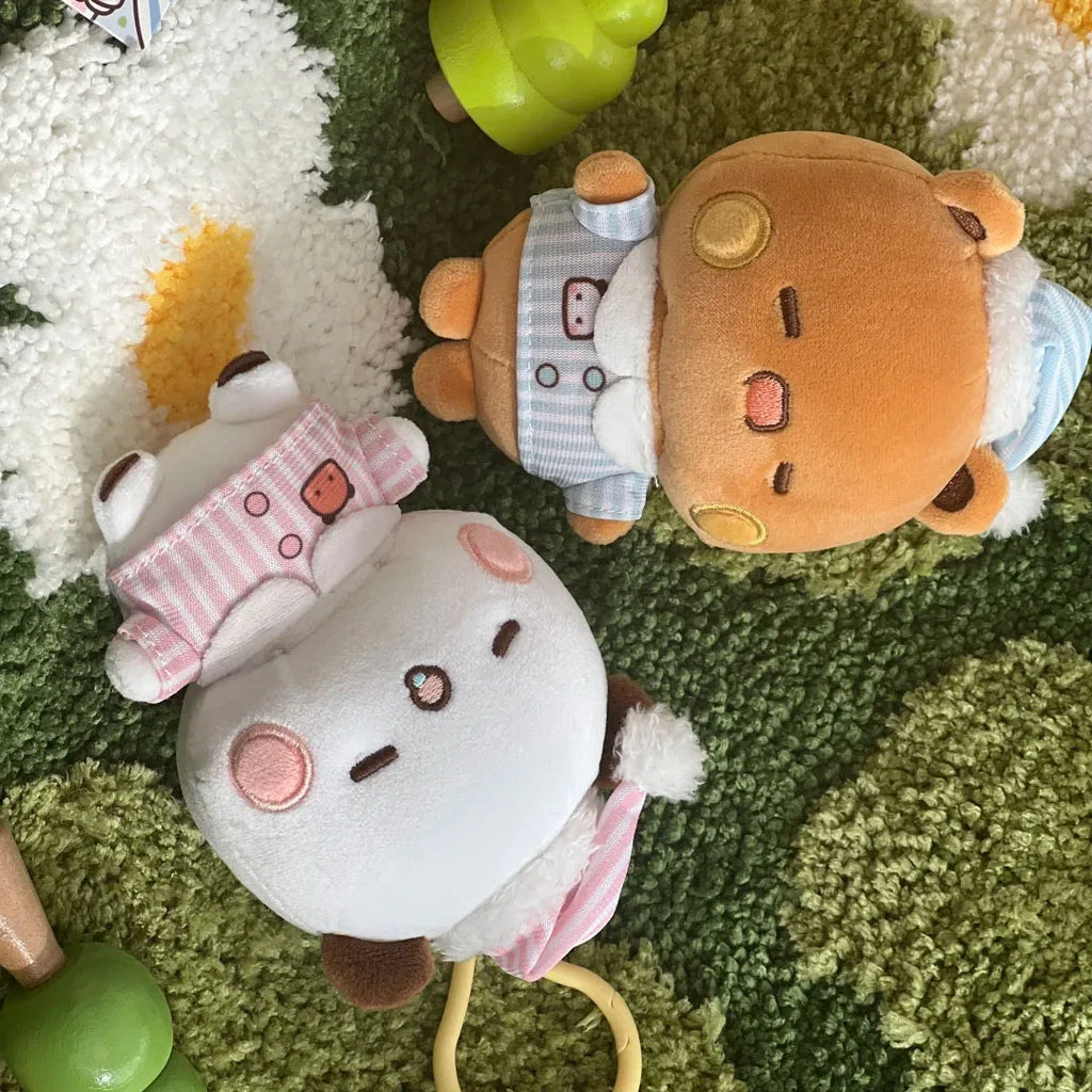 Original Yier And Bubu Stuffed Plush Keychain Sleepwear Collection Anime Bag Decoration Keychain Toy Girl Valentine'S Gift