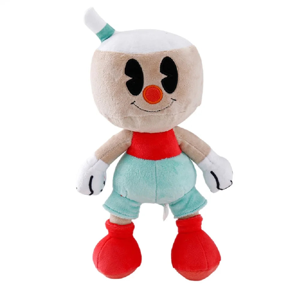 Cuphead Plush Doll Toys Mugman Game Doll Toys Adventure Soft Stuffed Plush For Kids Birthday Gift
