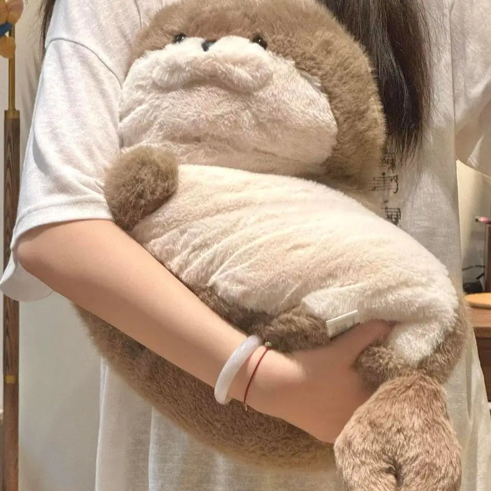 40/65cm Seal Plush Toy Soft Pillow Lifelike Simulation Stuffed Sea Otter Soft Doll Animal Toy Cartoon Otter Kid Birthday Gift