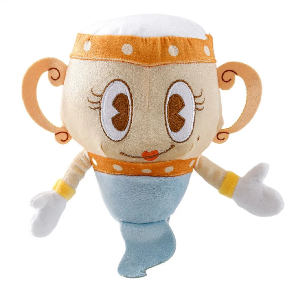 Cuphead Plush Doll Toys Mugman Game Doll Toys Adventure Soft Stuffed Plush For Kids Birthday Gift