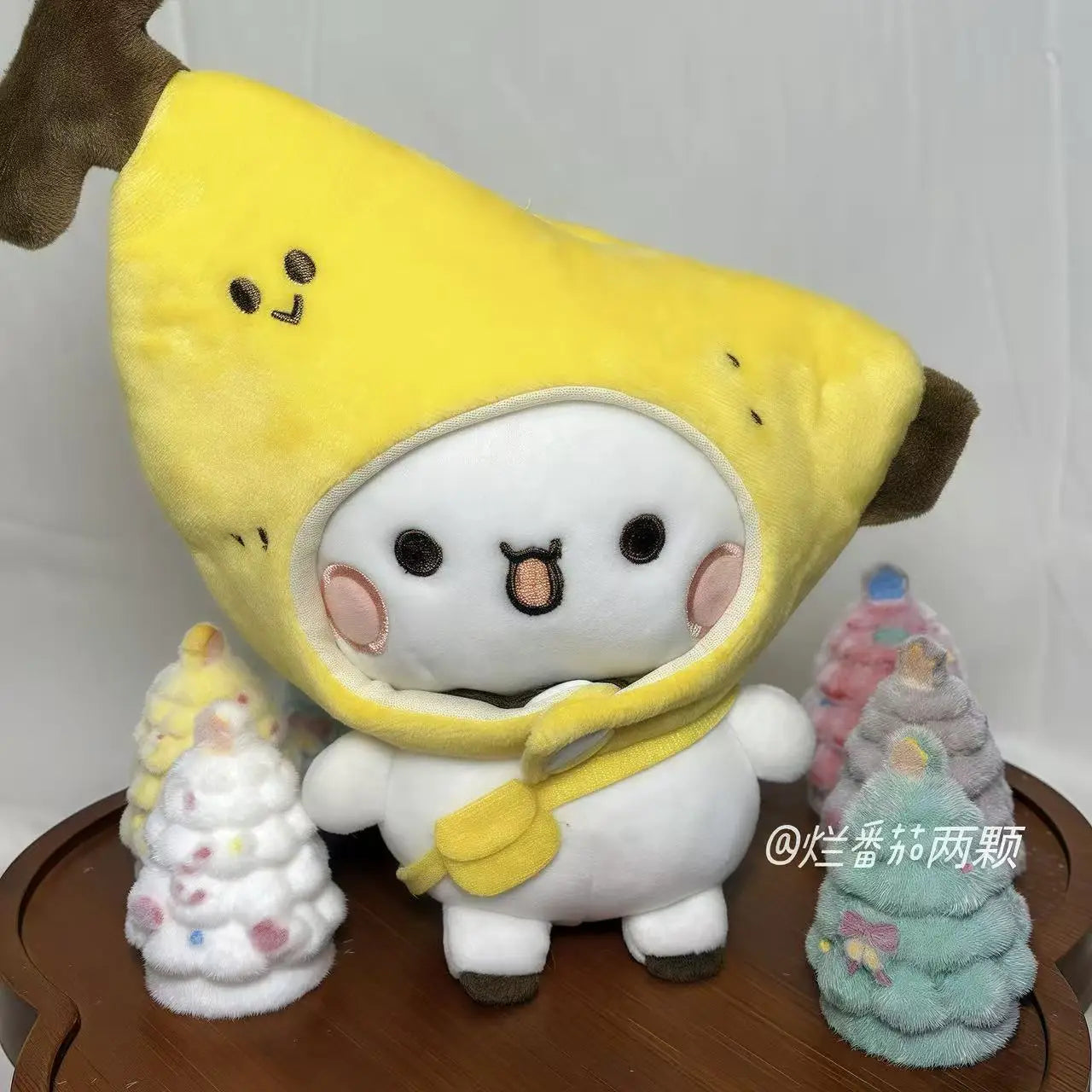 Cute Expression Package Doll Bubu Dudu Doll Keychain Toy Yier Panda Bear Kawaii Doll Bag Decor New Year Toy Gift