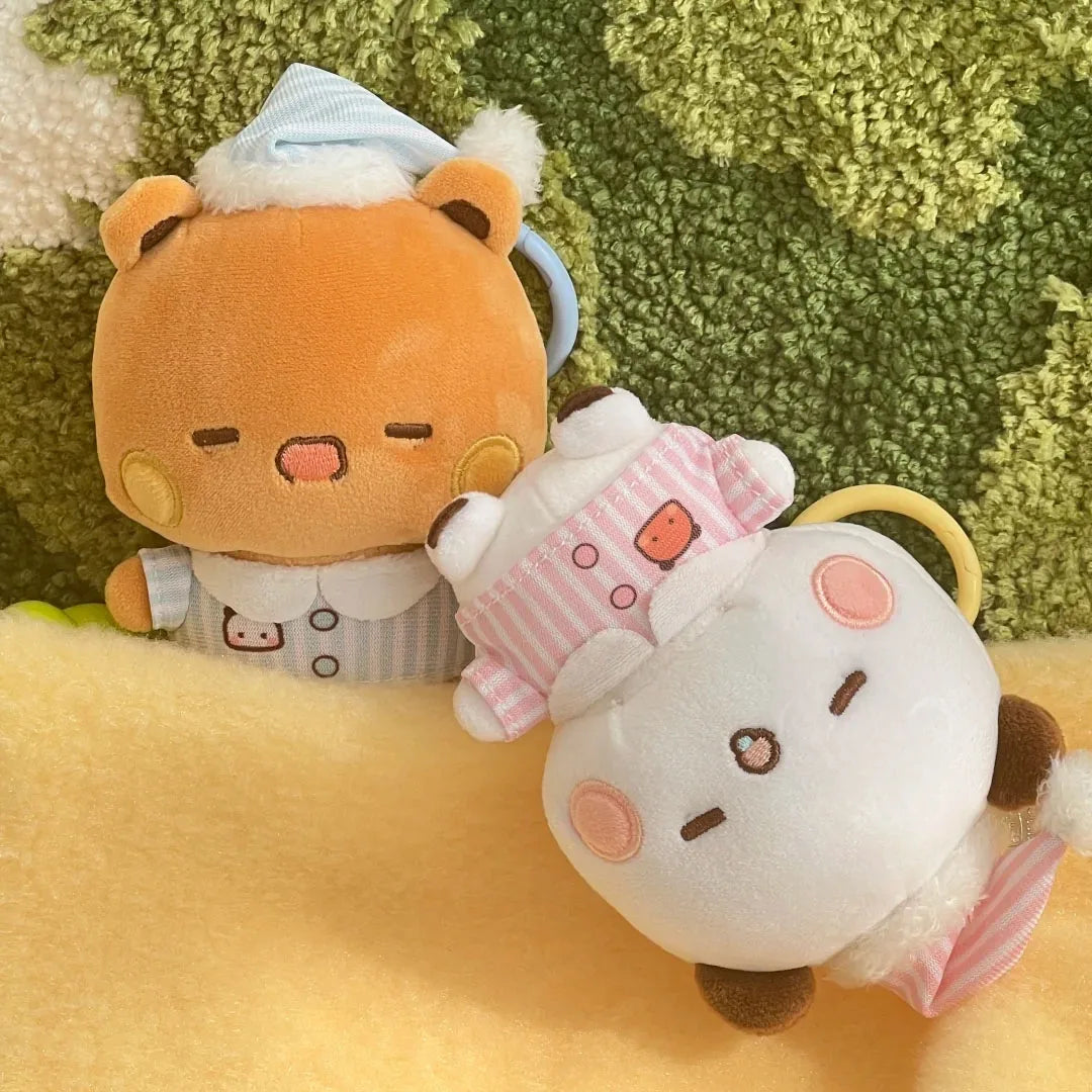 Original Yier And Bubu Stuffed Plush Keychain Sleepwear Collection Anime Bag Decoration Keychain Toy Girl Valentine'S Gift