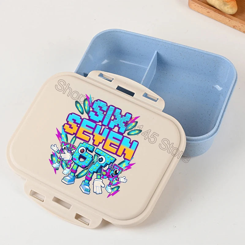 Steal A Brainrot Bento Lunch Box 67 Six Seven Cartoon Printed Lunch Box Kids Boys School Food Storage Containers Children Gifts
