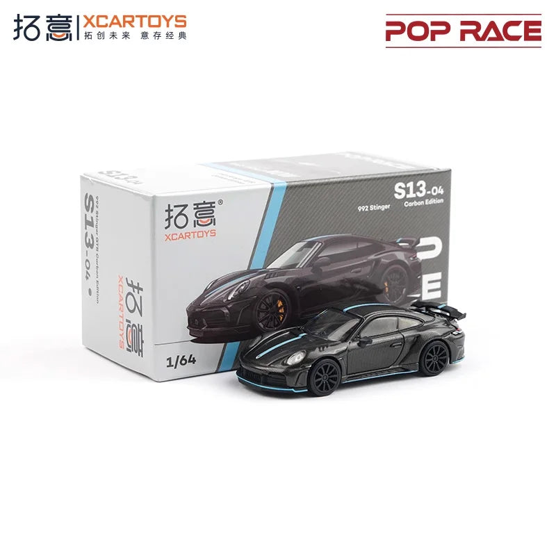 Xcartoys x Pop Race 1:64 EVA RT TYPE-08 087X PANDEM S13 SINGER SKYLINE GTR V8 DRIFT Diecast Model Car