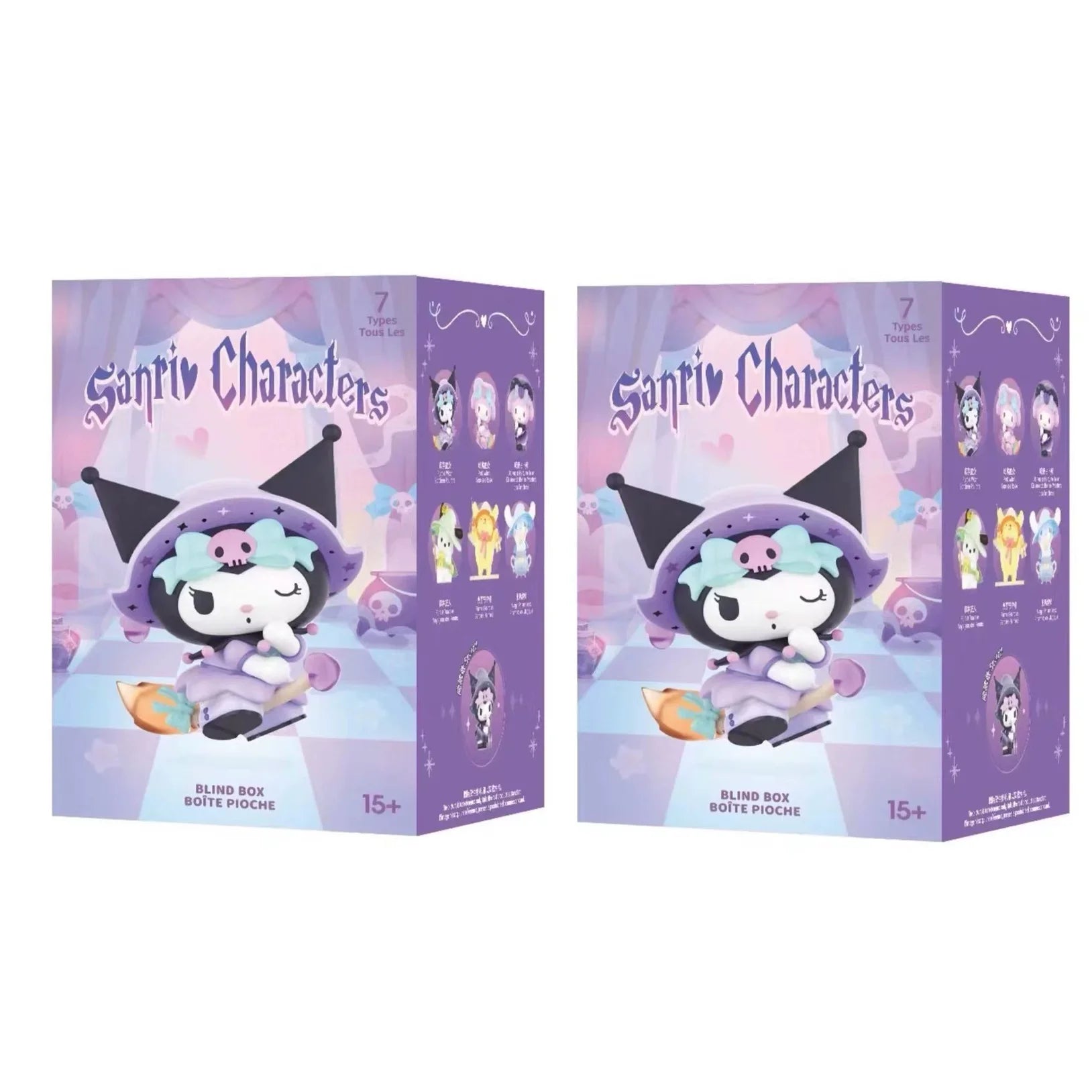 100%Genuine MINISO Sanrio Magical Stories Series Blind Box Kuromi Pudding Dog Desktop Ornament Collection Birthday Gift