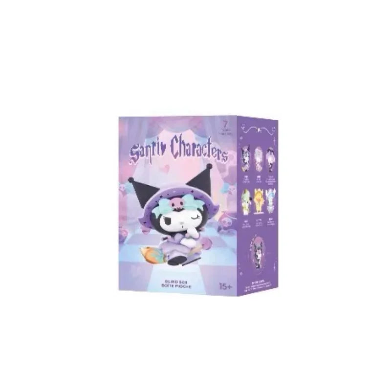 100%Genuine MINISO Sanrio Magical Stories Series Blind Box Kuromi Pudding Dog Desktop Ornament Collection Birthday Gift