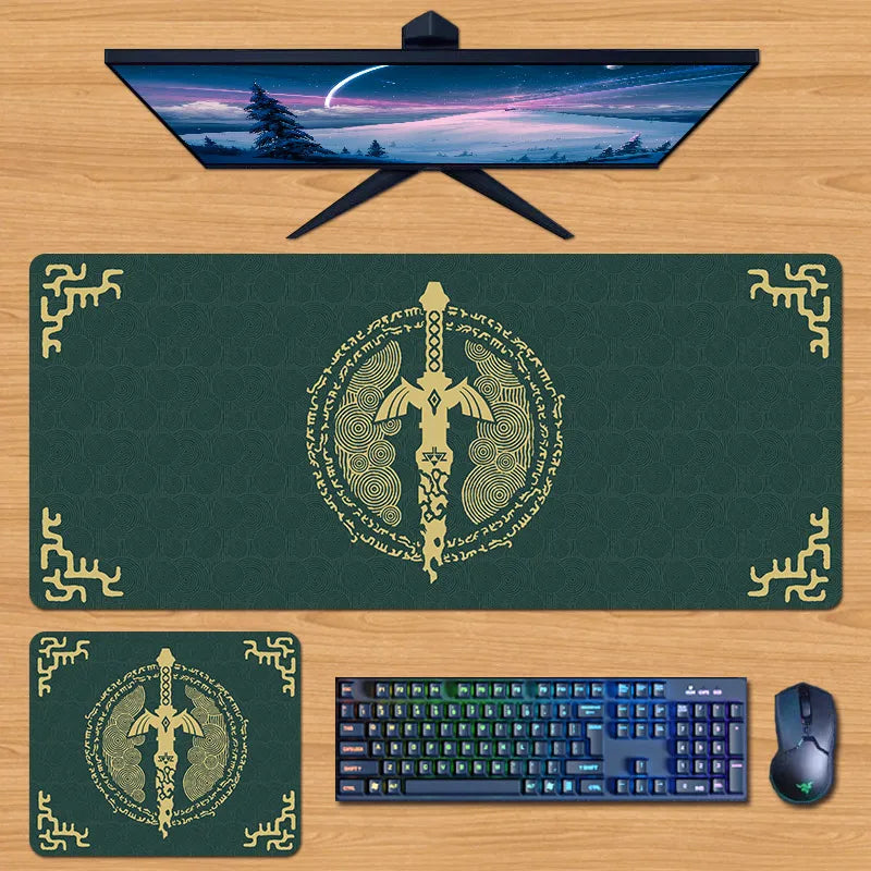 Zeldas Anime Mouse Pad Custom Large Size High Definition Printing Hot Selling Large Game Mouse Pad Accessory Gifts
