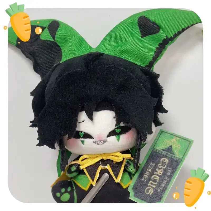 NEW 10CM Anime The Freak Circus harlequin Plush Doll Keychain Keyring Cosplay Plush Stuffed Doll Body Cartoon Props XMAS Gift