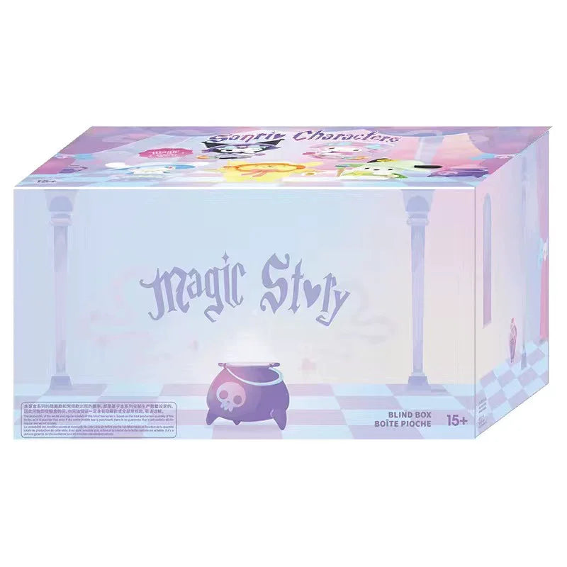 100%Genuine MINISO Sanrio Magical Stories Series Blind Box Kuromi Pudding Dog Desktop Ornament Collection Birthday Gift