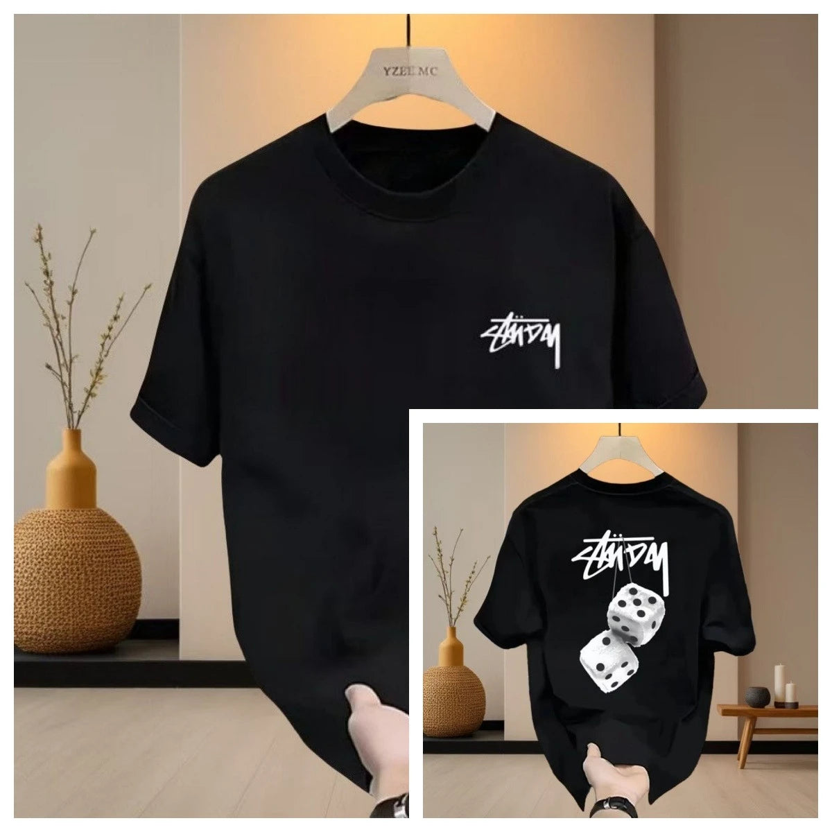 Hot 2026 Summer Trend Brand Loose Cotton New T-shirt Short Sleeve Print Top Casual Trend Round Neck with Half Sleeve Clothes