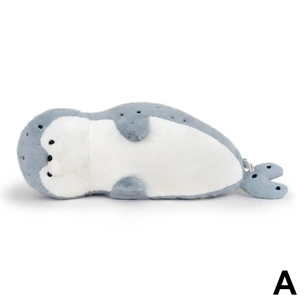 40/65cm Seal Plush Toy Soft Pillow Lifelike Simulation Stuffed Sea Otter Soft Doll Animal Toy Cartoon Otter Kid Birthday Gift