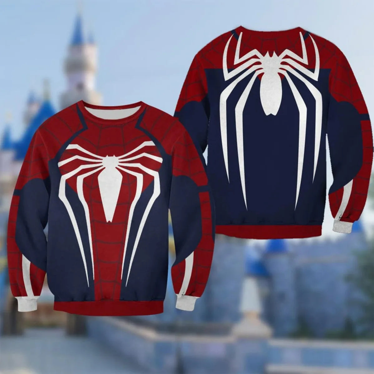 Spider Man Cosplay Hoodie Set Superhero Outfit Costume Style Sweatshirt Pants Matching Suit Cool Streetwear