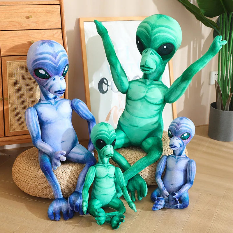 50-100cm Fashion Alien Extraterrestrial Soft Stuffed Plush Doll Plush Animal Toy Creative Gift for Children Kids