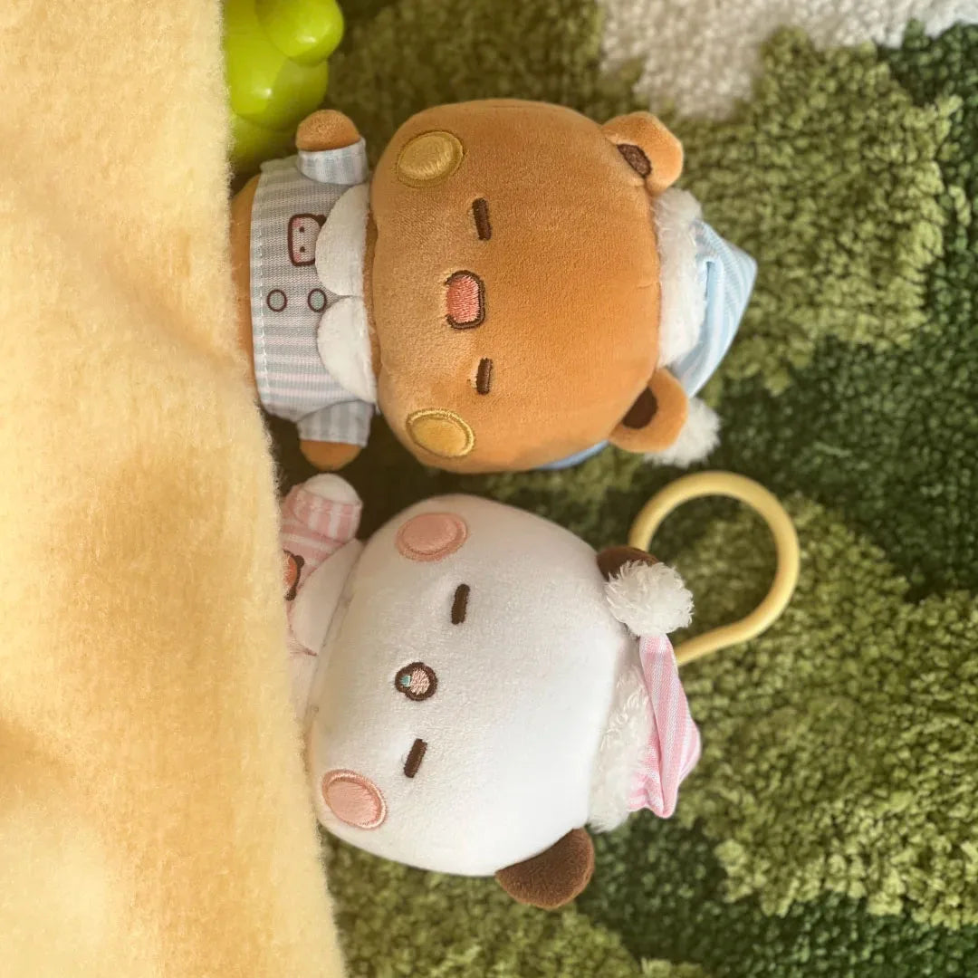 Original Yier And Bubu Stuffed Plush Keychain Sleepwear Collection Anime Bag Decoration Keychain Toy Girl Valentine'S Gift