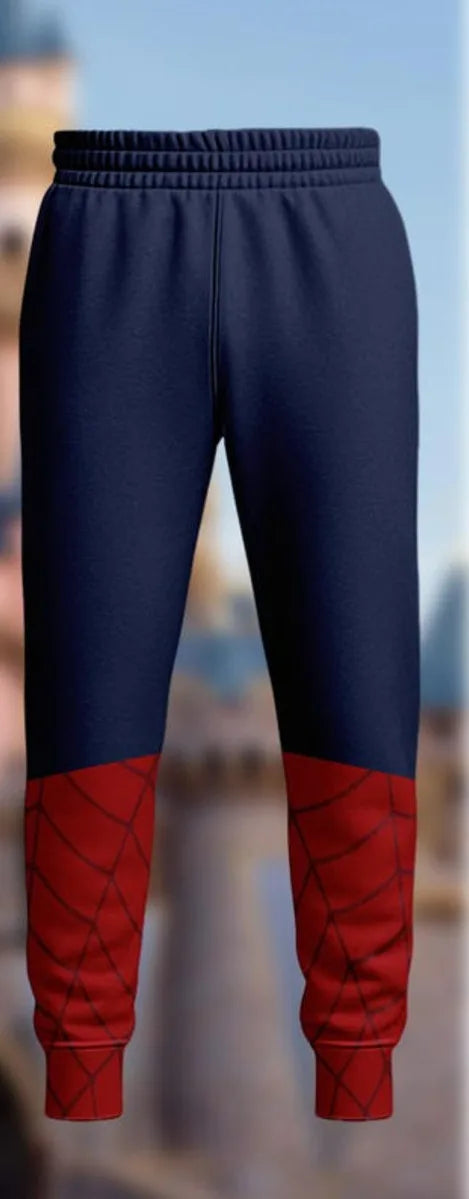 Spider Man Cosplay Hoodie Set Superhero Outfit Costume Style Sweatshirt Pants Matching Suit Cool Streetwear