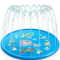 100/170cm Kids Outdoor Funny Toys Children Inflatable Round Water Splash Play Pools Playing Sprinkler Mat Yard Water Spray Pad