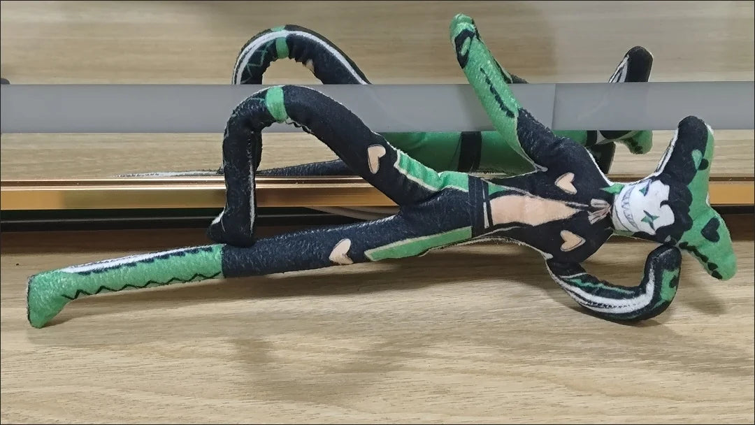 28cm Wire Anime The Freak Circus Pierrot Cosplay Doll Clown Slender Twistable Shape Plush Cotton Doll Abstract Room Decoration