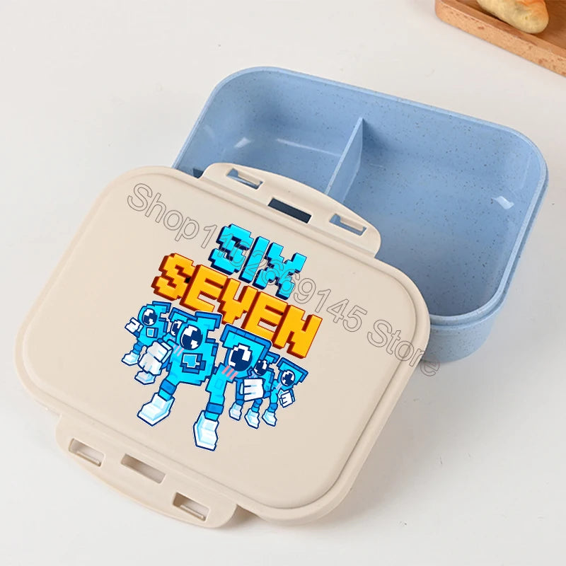 Steal A Brainrot Bento Lunch Box 67 Six Seven Cartoon Printed Lunch Box Kids Boys School Food Storage Containers Children Gifts