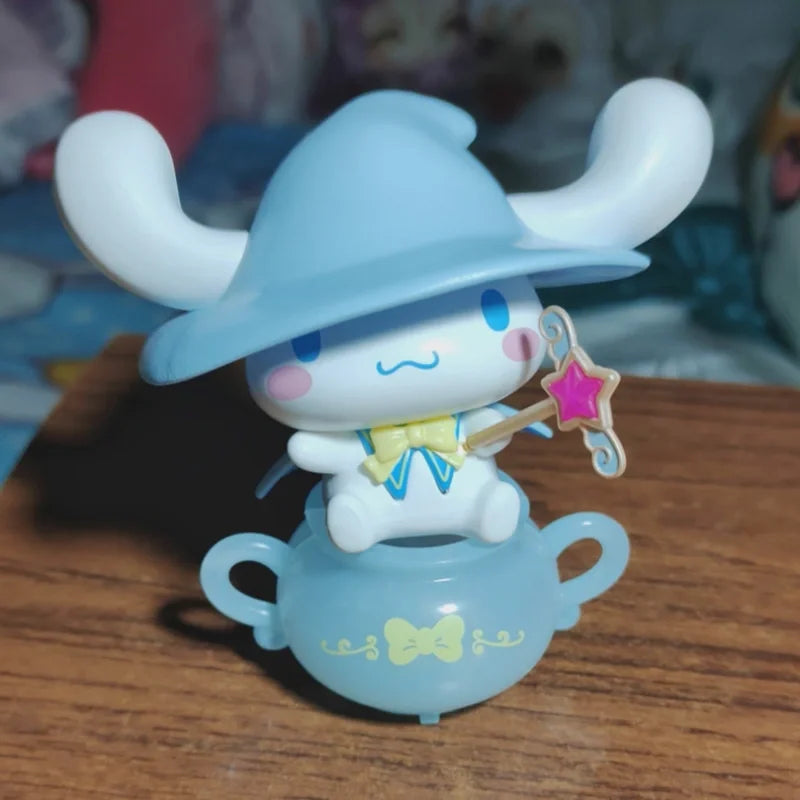 100%Genuine MINISO Sanrio Magical Stories Series Blind Box Kuromi Pudding Dog Desktop Ornament Collection Birthday Gift