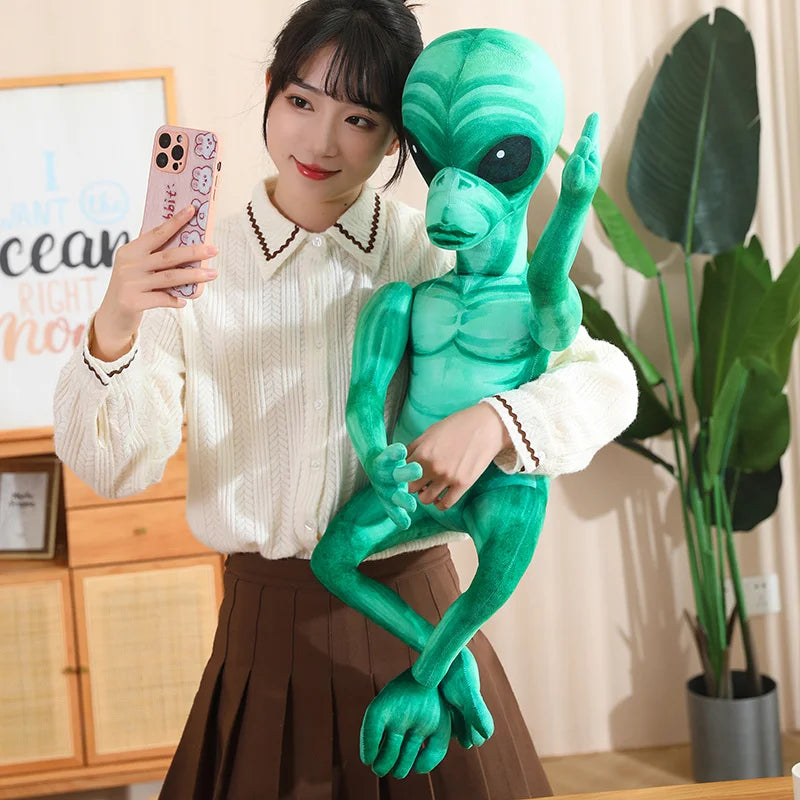 50-100cm Fashion Alien Extraterrestrial Soft Stuffed Plush Doll Plush Animal Toy Creative Gift for Children Kids