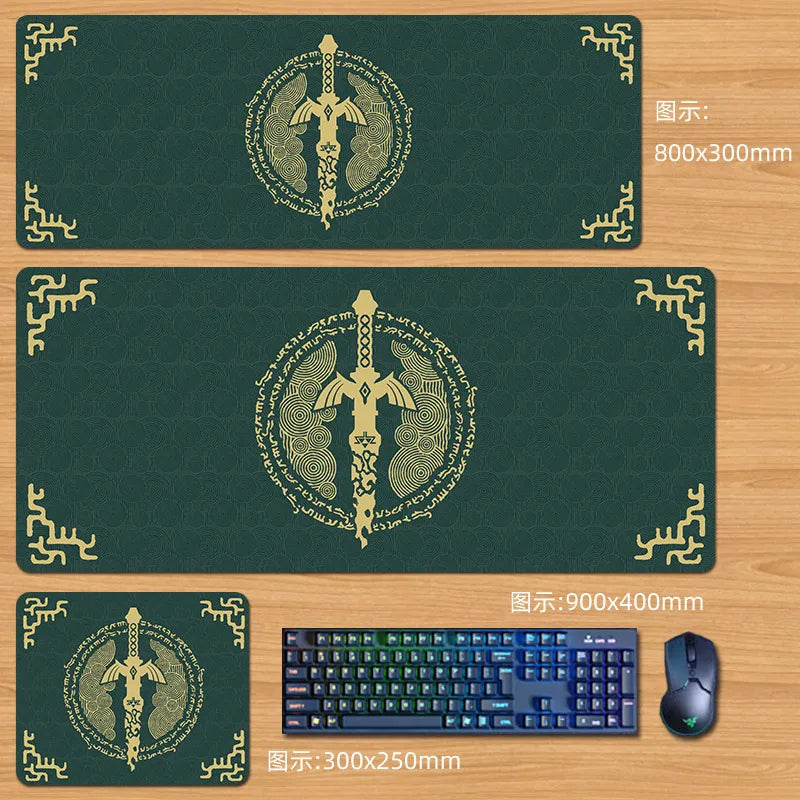 Zeldas Anime Mouse Pad Custom Large Size High Definition Printing Hot Selling Large Game Mouse Pad Accessory Gifts
