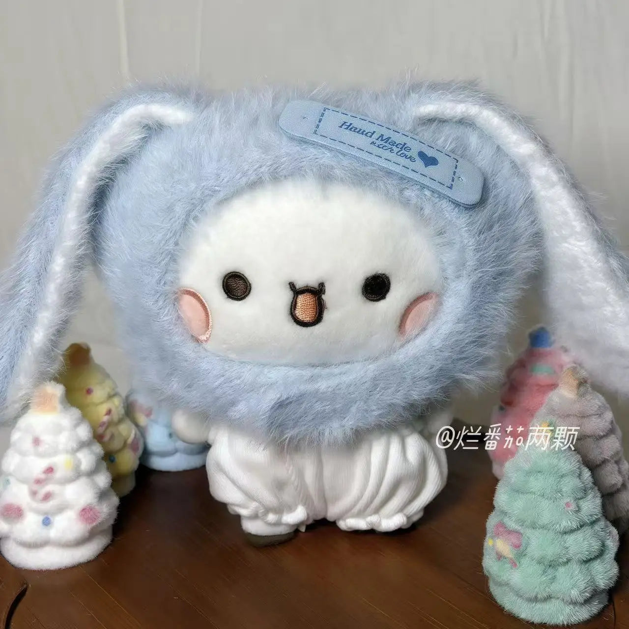 Cute Expression Package Doll Bubu Dudu Doll Keychain Toy Yier Panda Bear Kawaii Doll Bag Decor New Year Toy Gift