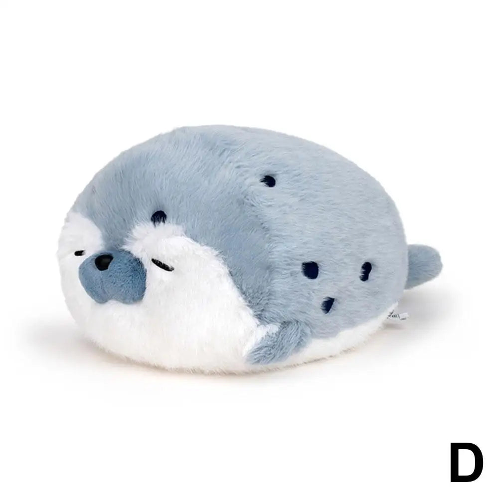 40/65cm Seal Plush Toy Soft Pillow Lifelike Simulation Stuffed Sea Otter Soft Doll Animal Toy Cartoon Otter Kid Birthday Gift