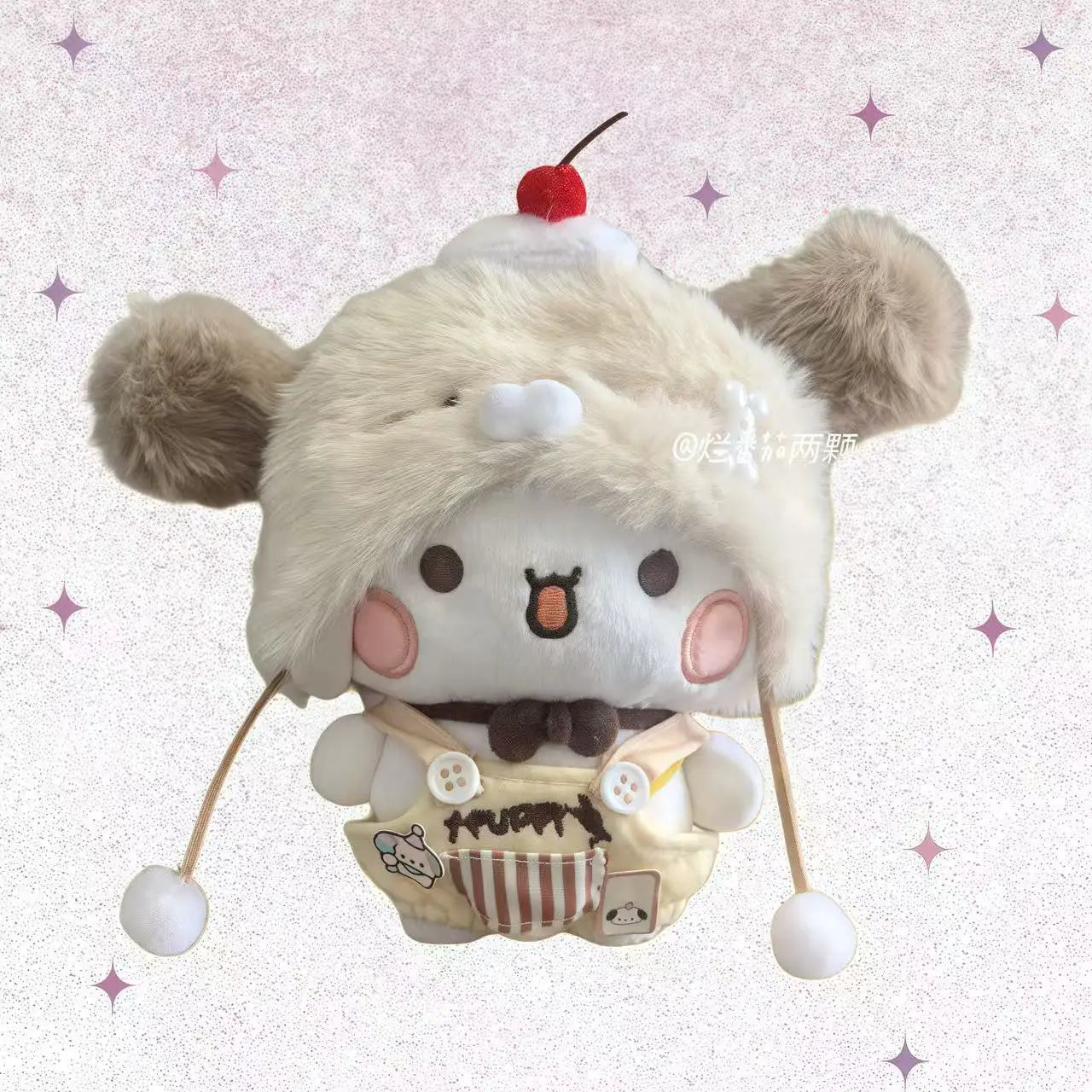 Cute Expression Package Doll Bubu Dudu Doll Keychain Toy Yier Panda Bear Kawaii Doll Bag Decor New Year Toy Gift