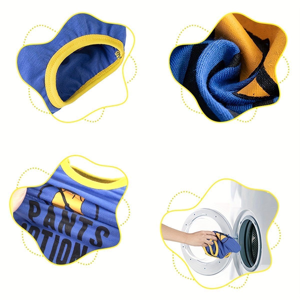 [Funny Dog Shirts] PAIAITE 8pcs Funny Dog Shirts - Soft Breathable Pet Outfits with "The Snuggles Are Real", "I'm Wearing Treats Under This Shirt", "Fur Friend" - Easy Slip-On Summer Apparel for Small Dogs & Cats in Grey/Blac