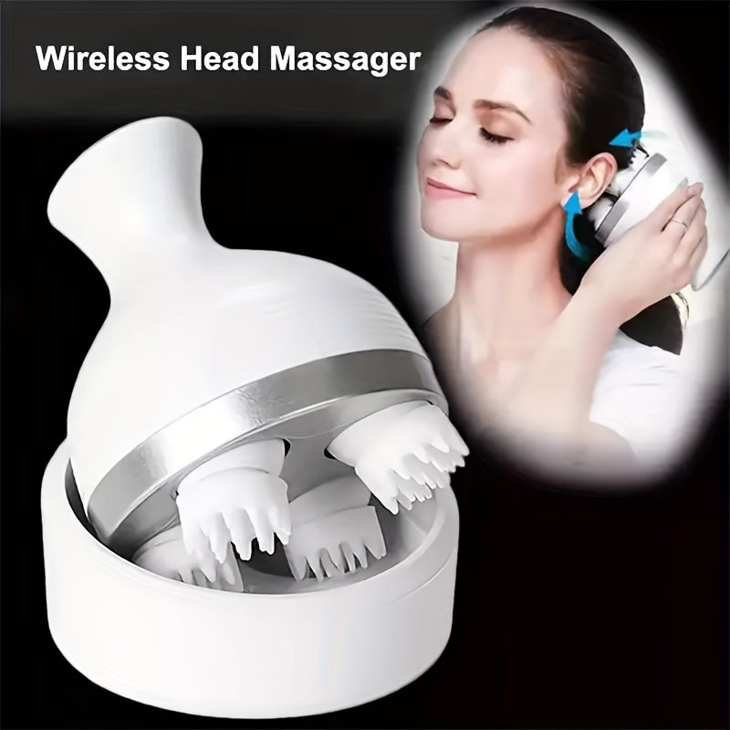 Electric Octopus Head Massager for Pets, Designed for Cat Scalp Massage