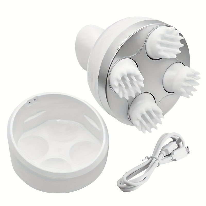 Electric Octopus Head Massager for Pets, Designed for Cat Scalp Massage